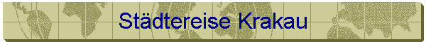 St�dtereise Krakau